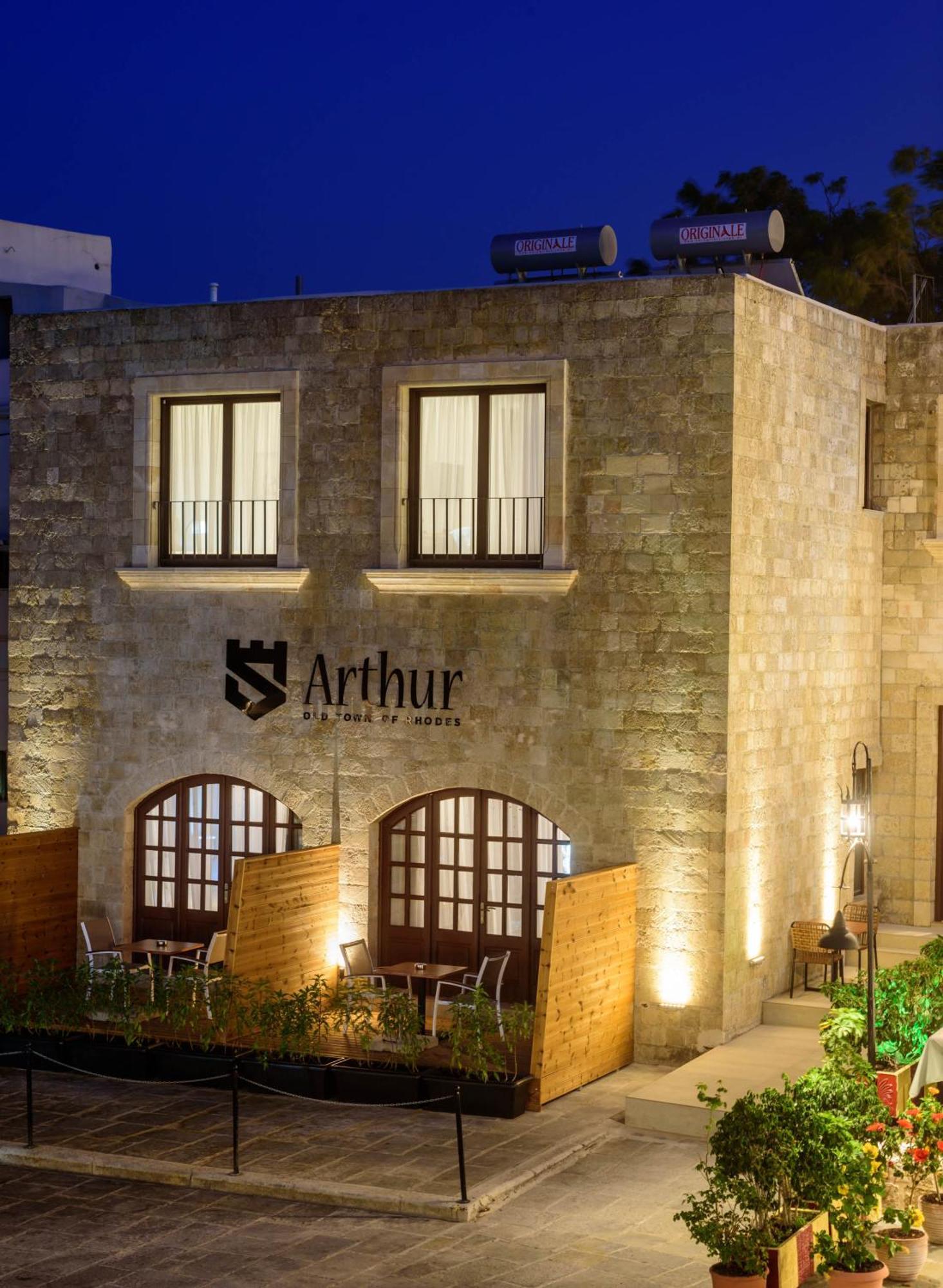 Arthur Suites In Old Town Rhodes City Exteriör bild
